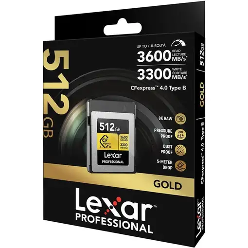Lexar LCXEXP4512G-RNENG memoria flash 512 GB CFexpress tipo B