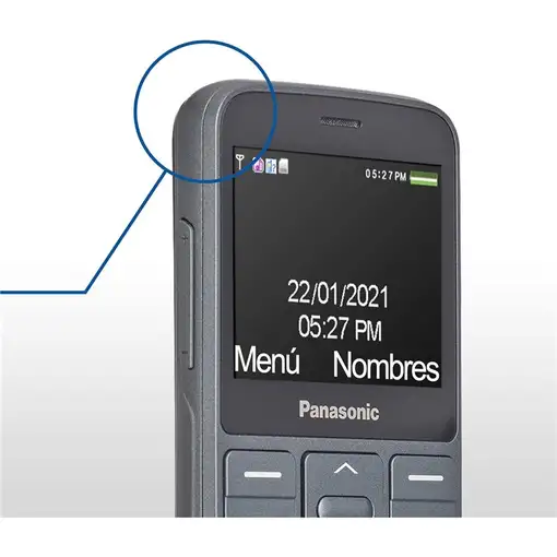 Telefonía móvil Negro PANASONIC