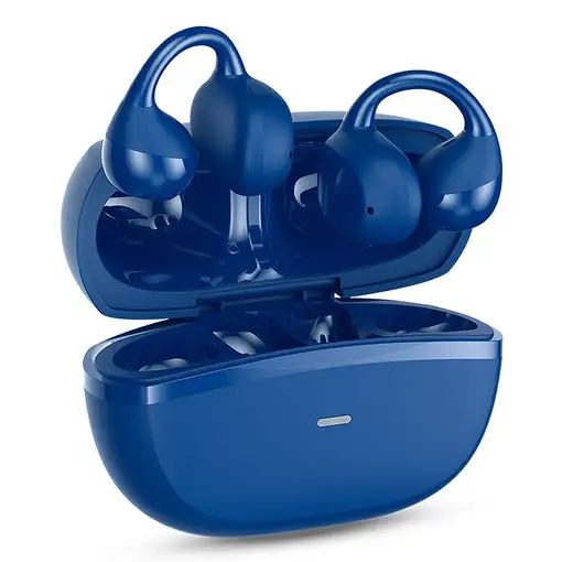 Auriculares Bluetooth SPC Boost Clip con estuche de carga/ Autonomía 6h/ Azules