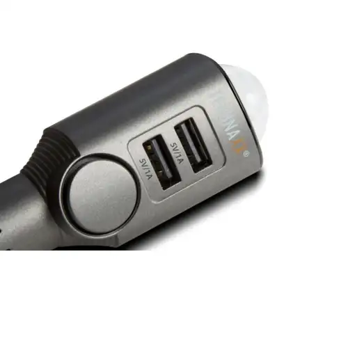 Technaxx 4743 cargador de dispositivo móvil Universal Negro Encendedor de cigarril