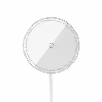 Baseus Simple Mini3 Teléfono móvil, Smartphone Blanco USB Cargador inalámbrico Int