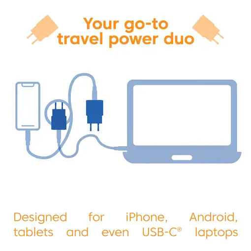 CLUB3D CAC-3022 cargador de dispositivo móvil Smartphone, Universal Azul Corriente