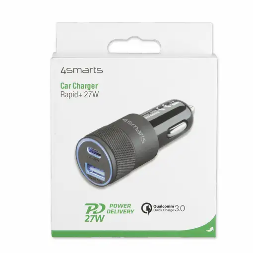 4smarts 464448 cargador de dispositivo móvil Universal Negro Encendedor de cigarri