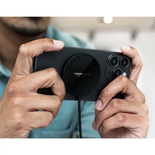 Vonmählen Aura Mini Smartphone Negro USB Cargador inalámbrico