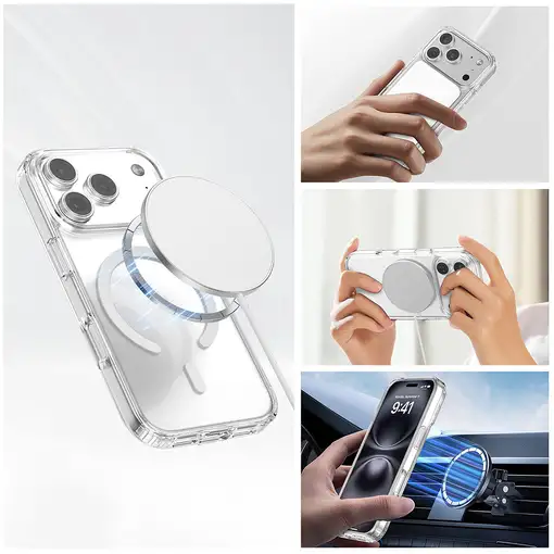 4smarts 360° Premium funda para teléfono móvil 16 cm (6.3") Bumper Transparente