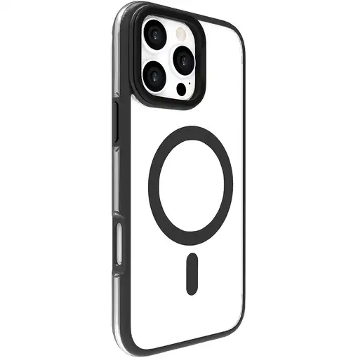 eSTUFF ES67141102 funda para teléfono móvil 16 cm (6.3") Transparente, Negro