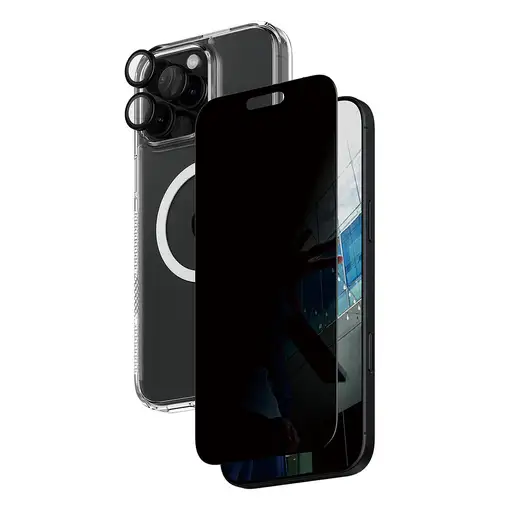 PanzerGlass® Juego de protección de privacidad 3 en 1 para iPhone 16 Pro Max PanzerGlass® Juego de protección de privacidad 3 en 1 para iPhone 16 Pro Max