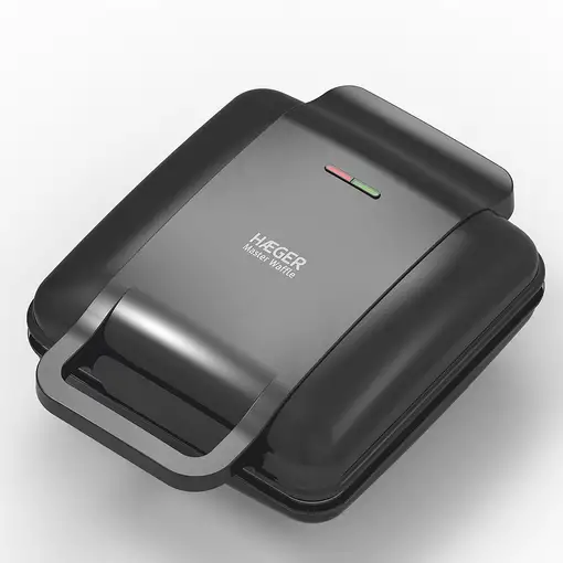 Haeger WM-140.001A gofrera 2 barquillo(s) 1400 W Negro