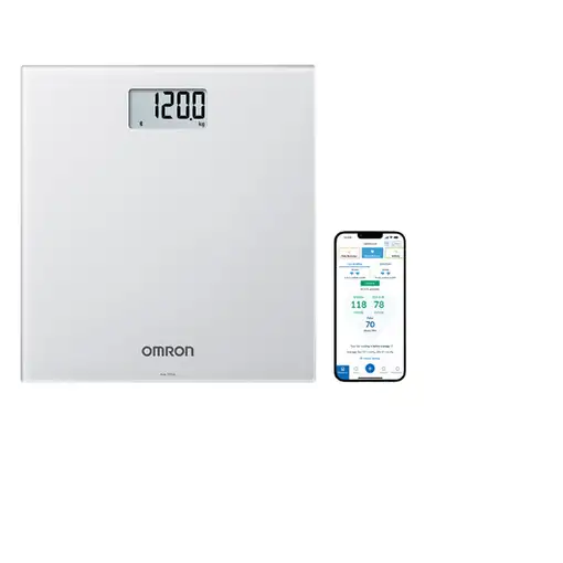 Omron HN300T2 Intelli IT Rectángulo Gris Báscula personal electrónica