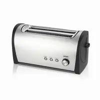 Haeger Desayuno Plus 6 2 rebanada(s) 1400 W Negro, Acero inox
