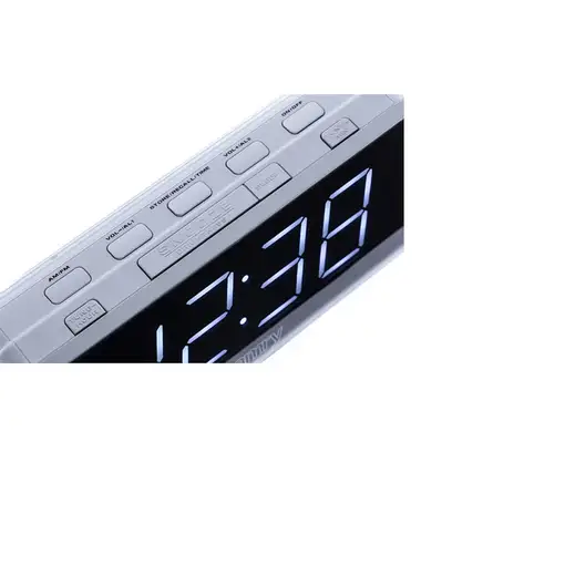 Camry Premium CR 1156 despertador Reloj despertador digital Negro, Gris