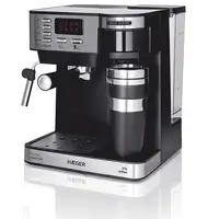 Cafeteras express Semi-automática Negro 1.2 L 2 cups CM-145.008A HAEGER Cafeteras express Semi-automática Negro 1.2 L 2 cups CM-145.008A HAEGER
