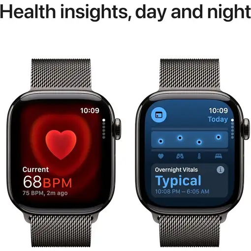 Apple Watch Series 10 OLED 42 mm Digital 374 x 446 Pixeles Pantalla táctil 4G Gris