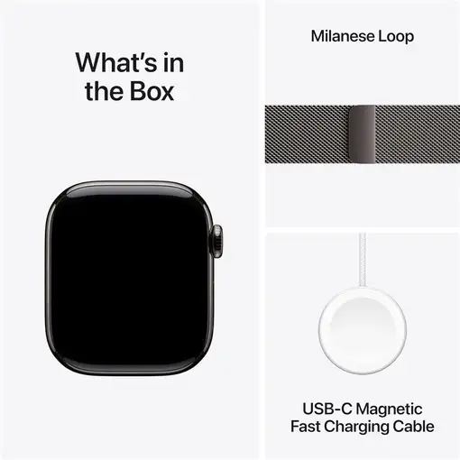 Apple Watch Series 10 OLED 42 mm Digital 374 x 446 Pixeles Pantalla táctil 4G Gris