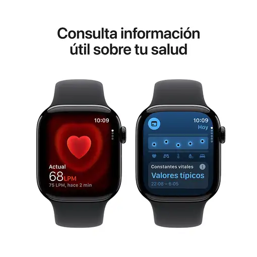 Apple Watch Series 11 OLED 42 mm Digital 374 x 446 Pixeles Pantalla táctil Negro W