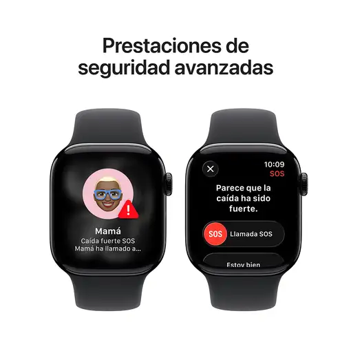 Apple Watch Series 11 OLED 42 mm Digital 374 x 446 Pixeles Pantalla táctil Negro W