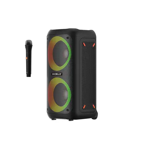 Celly PARTYSPEAKERWLM altavoz portátil o de fiesta Altavoz para fiestas Negro 40 W