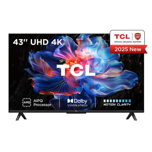 Televisor DLED 43" 4K Ultra HD Metálico Smart 43V6C TCL Televisor DLED 43" 4K Ultra HD Metálico Smart 43V6C TCL