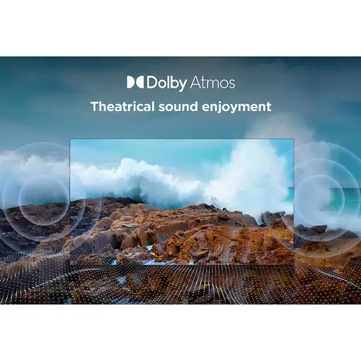 Televisor DLED 43" 4K Ultra HD Metálico Smart 43V6C TCL