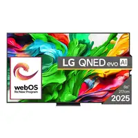 Televisor QNED 86" 4K Ultra HD Negro Smart 86QNED86A3A LG