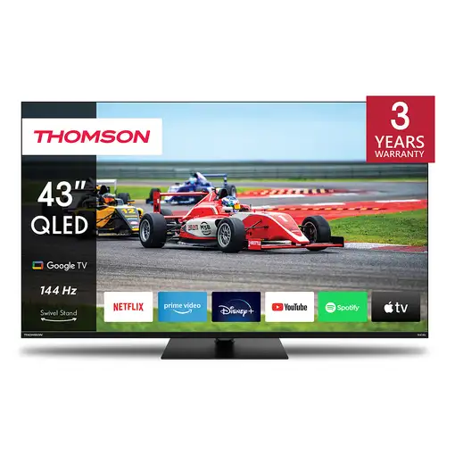 Televisor QLED 43" 4K Ultra HD Negro Smart 43QG7C14 THOMSON