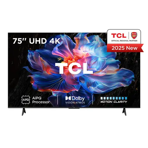 Televisor DLED 75" 4K Ultra HD Metálico Smart 75V6C TCL Televisor DLED 75" 4K Ultra HD Metálico Smart 75V6C TCL
