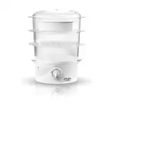 Adler AD 633 vaporizador 3 cesta(s) Independiente 800 W Blanco