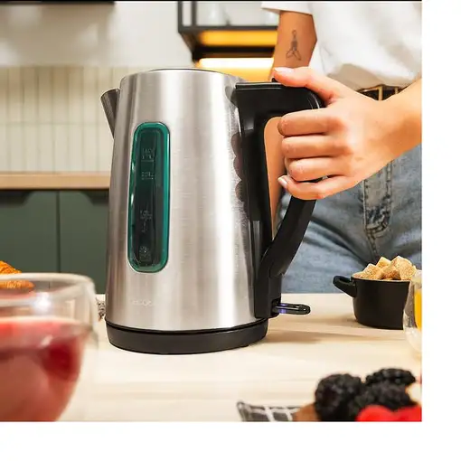 Cecotec 01425 tetera eléctrica 1,7 L 2200 W Acero inoxidable