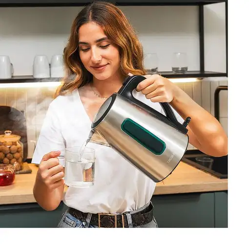 Cecotec 01425 tetera eléctrica 1,7 L 2200 W Acero inoxidable