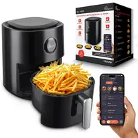 Freidora de aire 4 L Negro SMART LIFE AIR FRYER SJ-400 4L WI-FI EXTRALINK