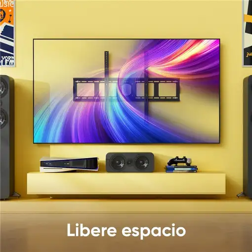 ONKRON UF4-B soporte para TV 2,54 m (100'') Negro