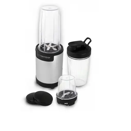 Esperanza EKM030 licuadora Batidora de vaso 900 W Negro, Acero inox