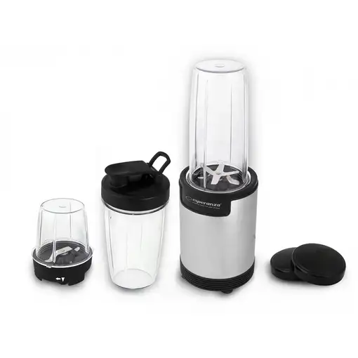 Esperanza EKM030 licuadora Batidora de vaso 900 W Negro, Acero inox