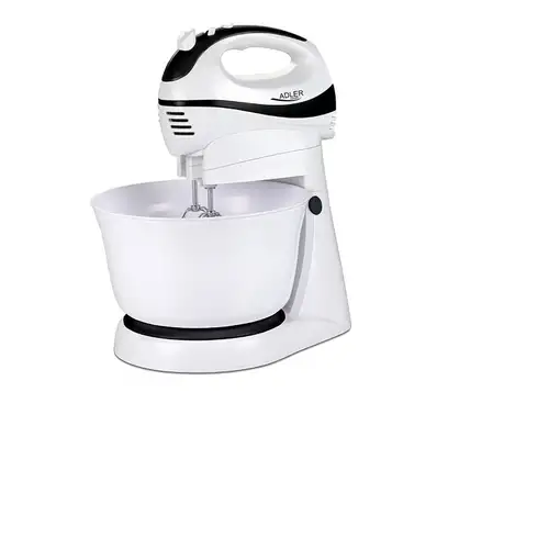 Adler AD 4206 batidora Batidora de varillas 300 W Negro, Blanco