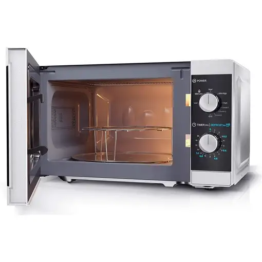 Sharp Home Appliances YC-MG01E-S microondas Negro, Gris Microondas