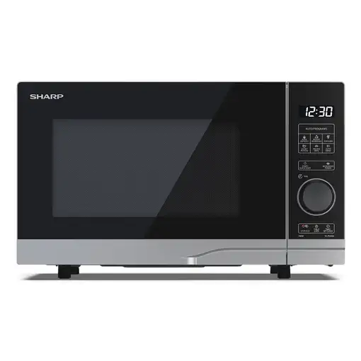 Sharp YCPS204AES microondas Negro, Plata Solo microondas Encimera 20 L 700 W
