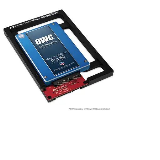 OWC NewerTech AdaptaDrive Negro Aluminio