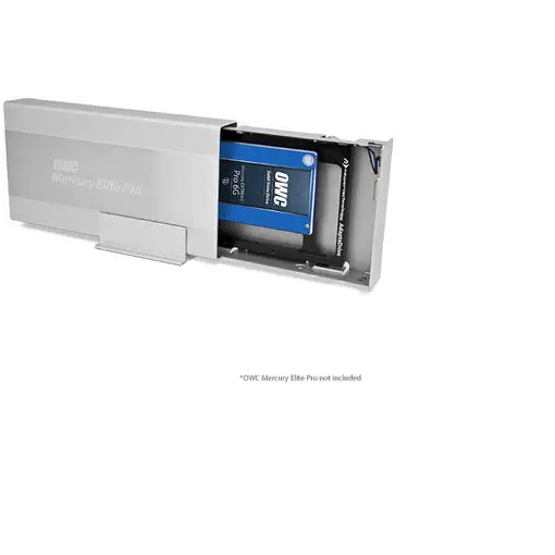 OWC NewerTech AdaptaDrive Negro Aluminio