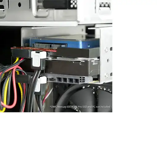 OWC NewerTech AdaptaDrive Negro Aluminio