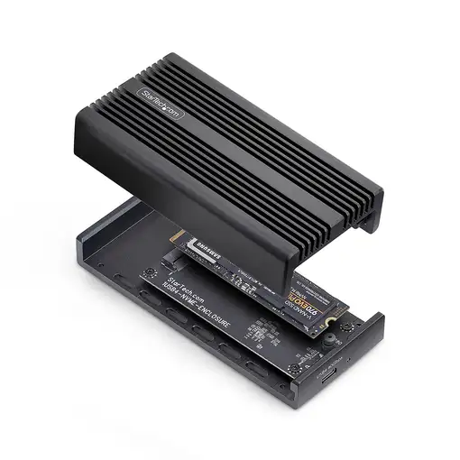 StarTech.com Caja USB4 NVMe M.2 - 40Gbps - Caja USB Tipo C para SSD - Caja Thunder