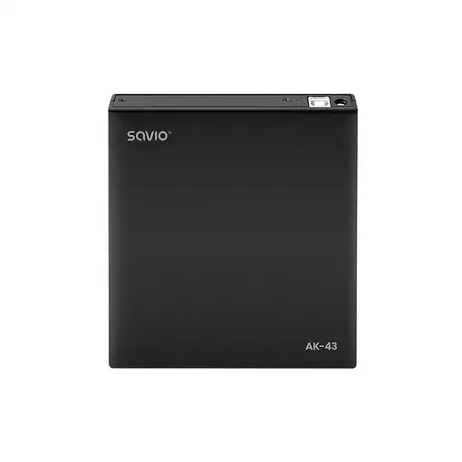 Savio AK-43 optical disc External Slim drive DVD±R/RW CD±R/RW Black