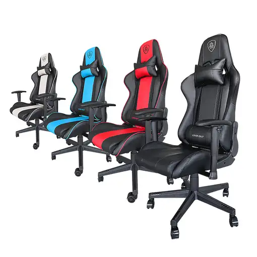 KeepOut XSPRO-RACING Silla para videojuegos universal Asiento acolchado Turquesa