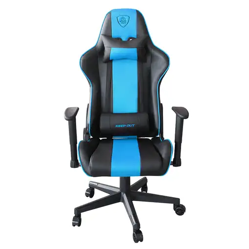 KeepOut XSPRO-RACING Silla para videojuegos universal Asiento acolchado Turquesa