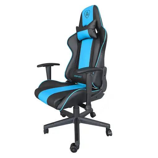 KeepOut XSPRO-RACING Silla para videojuegos universal Asiento acolchado Turquesa