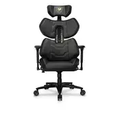 COUGAR Terminator Elite Gold Silla para videojuegos de PC Asiento acolchado Negro,