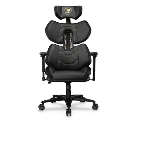 COUGAR Terminator Elite Gold Silla para videojuegos de PC Asiento acolchado Negro,