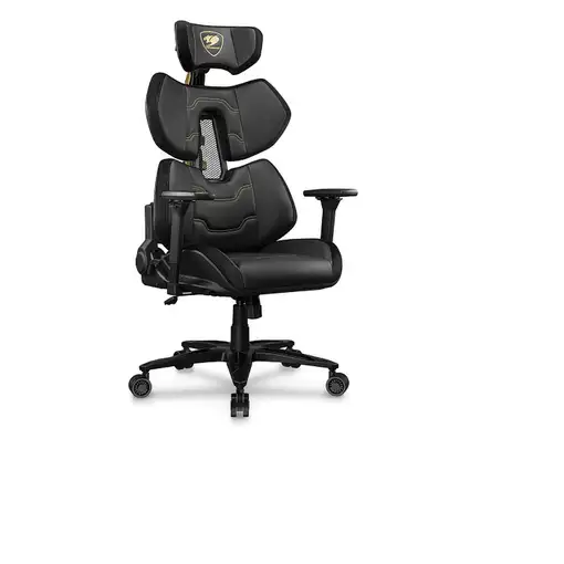 COUGAR Terminator Elite Gold Silla para videojuegos de PC Asiento acolchado Negro,