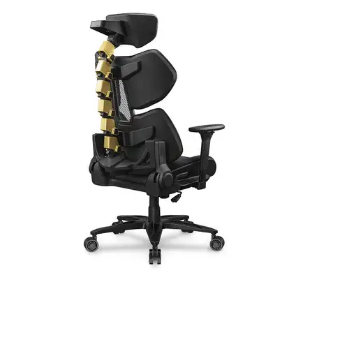 COUGAR Terminator Elite Gold Silla para videojuegos de PC Asiento acolchado Negro,
