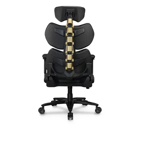 COUGAR Terminator Elite Gold Silla para videojuegos de PC Asiento acolchado Negro,