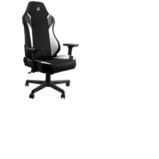 Nitro Concepts X1000 Silla para videojuegos de PC Asiento acolchado Negro, Blanco